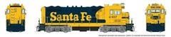 Rapido 70103 HO Santa Fe CF7 w/Square Cab – Standard DC Santa Fe #2465