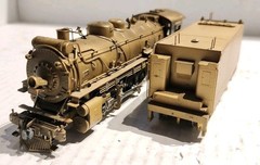PFM United Scale Models HO Scale Western Pacific 2-8-2 MIKADO Steam Locomotive