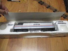 Amer Models Amtrak 365 FP-40 Diesel (5/27/26) Sig Coll- Scale DC