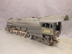 HO SCALE NJ CUSTOM BRASS READING CLASS T-1 4-8-4 LOCOMOTIVE