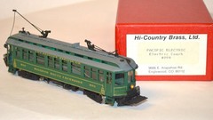 HO Brass Pacific Electric ‘Balloon Route’ Excursion Car 1-of-Kind Model XLNT!