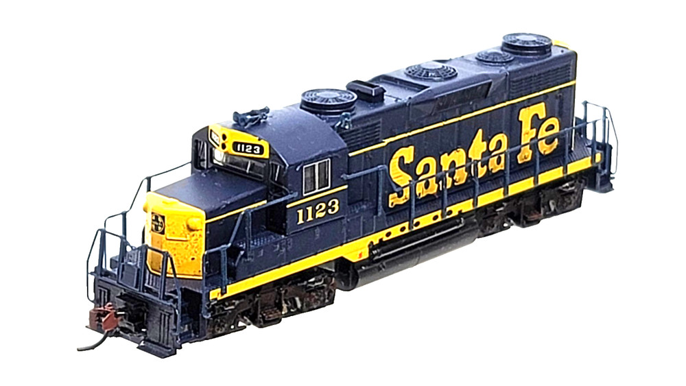 N Life-Like 7087 EMD GP-20 Santa Fe AT&SF Loco #1123 (Tested) Knuckle couplers