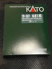 KATO 10-381 10-810 681 Series Snow Rabbit 9 Cars 1:10 Model Train Set Light