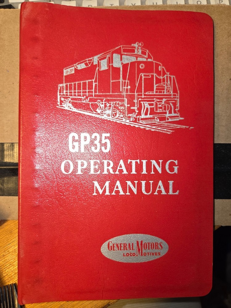 GP35 Locomotive *RARE* Operating Manual – Great Condition