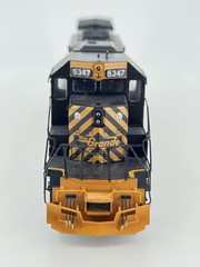 HO Scale Athearn RTR 95153 Rio Grande SD40T-2 Diesel Locomotive D&RGW #5347