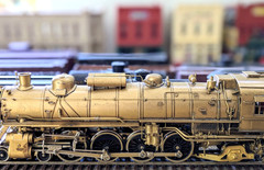 L@@K! *RARE PFM TOBY BRASS FRISCO 4-8-2 STEAM LOCO HO *RUNS G@@D *SUPER NICE!