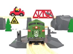 Train Toy Remote 4.3 inches (L) x 4.1 (W) x 2.8 (H), Green