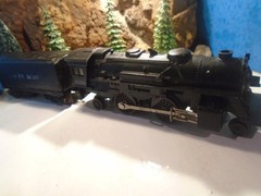LIONEL VITG DIECAST 2-4-2 STEAM LOCOMOTIVE No 1110,TESTED,SCOUT TENDER 5-164-5