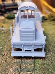 On30 Freelance Skagit M.A.C. Gas Railcar Kit 3D Printed With Cab Interior Detail