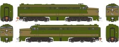 Rapido 23044 HO Scale CN Demonstrator PA-1 + PA-1 #9077+9078 DC/Silent