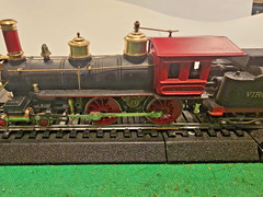 Vintage HO Scale 4-4-0 Virginia & Truckee Reno Locomotive & Tender Set Restored