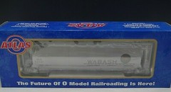 ATLAS ACF 3-BAY CYLINDRICAL HOPPER WABASH #6336-2 0 SCALE NIB TRUE 1/4″ SCALE