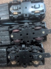 HO AHM Tempo Canadian National #6536ᇛ Zebra F3 Diesel Loco Engine lot of 4