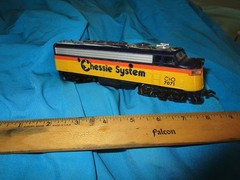 Bachmann HO CHESSIE SYTEM 7071 C&O Diesel Locomotive Engine train-HONG KON-parts