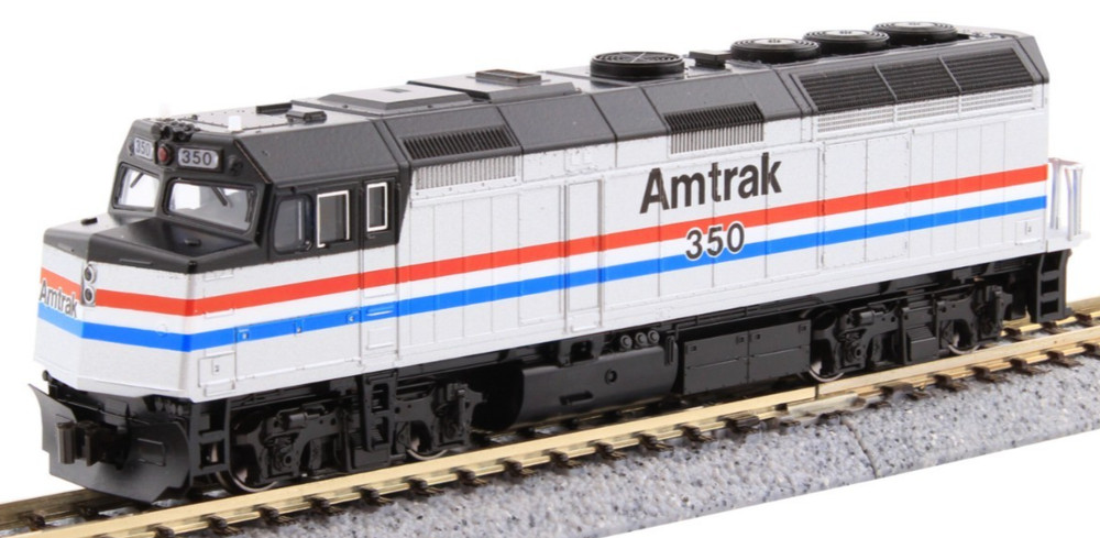 KATO 1766108 N SCALE EMD F40PH Amtrak Ph III #350 NO ditch lights 176-6108 DC