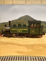 older Bachmann G scale “L” 2-4-2 steam loco – item #91196 – LYN – SOUTHERN – NEW