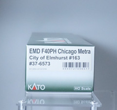 NOS KATO CHICAGO METRA 163 Elmhurst EMD F40PH Locomotive HO Scale – 37-6573