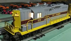 Lionel 6-8759 O Gauge Erie Lackawanna GP-9 Powered Diesel Locomotive with Pullmo