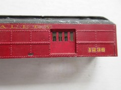 HO Scale LEHIGH VALLEY #1236 hand painted vintage SHELL ONLY