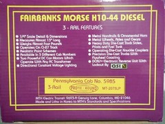 Trains – MTH Fairbanks Morse H10-44 Diesel Pennsylvania Cab 5985 MT2075LP – New
