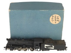 United Scale Models HO BRASS 4-6-0 R & RR Steam Locomotive & Tender -Painted