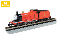 Bachmann 58793 Thomas & Friends James The Red Small Engine Locomotive N Scale