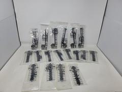 Lot of 18 HO Scale Locomotive Handrail Kits, Brand Unknown