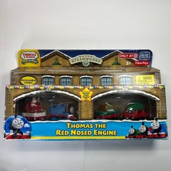 THOMAS TRAIN Take N Play the Red Nose Engine Christmas Rare 2013 Target Santa