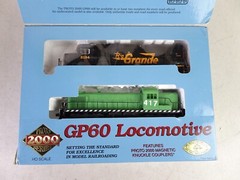 Proto 2000 30542 HO Denver & Rio Grande Western GP60 Locomotive #3154 w/bonus!