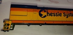 AS IS DAMAGED SHELL ONLY PART # 34000 ATHEARN BLUE BOX GE-U-28 -30