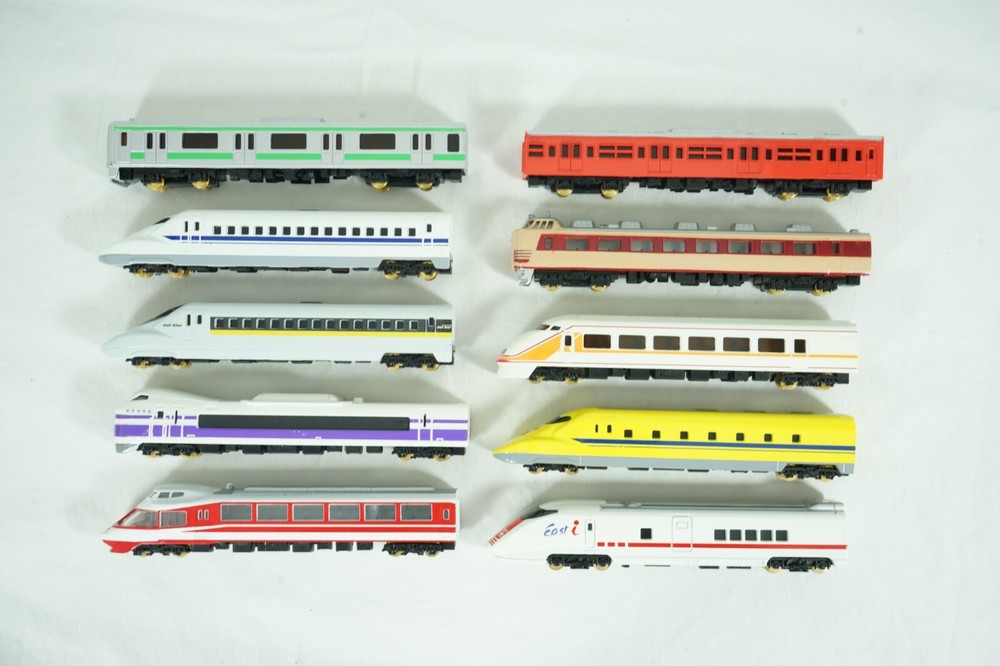 N 1:160 Scale Japan Toy Metal Engine Models Lot 10x Easti Azusa Rali Star S7-2
