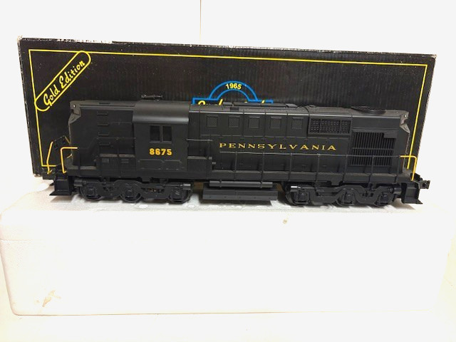 WEAVER O SCALE 1505LP PENNSYLVANIA ALCO RSD-12 8675 3 RAIL W/ SOUND AND BOX