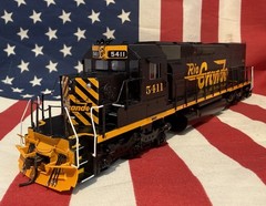 Athearn HO Rio Grande SD40T-2 #5411 Digitrax DCC Decoder Installed Box & Papers