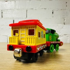 Mint Grand Opening Percy Thomas & Friends Take N Play Along Diecast Push Trains