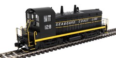 Walthers HO Scale EMD SW7 (Standard DC) Seaboard Coast Line/SCL (Phase II) #128
