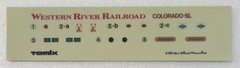 TOMIX Miniatur Railway 1 : 80 Western River Railroad Colorado Steam Locomotive