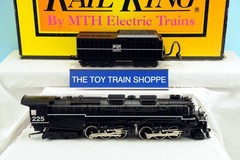 MTH RAIL KING 1221-1 WESTERN PACIFIC 2-6-6-6 ALLEGHENY STEAM LOCO W PS2-NEW BCR.