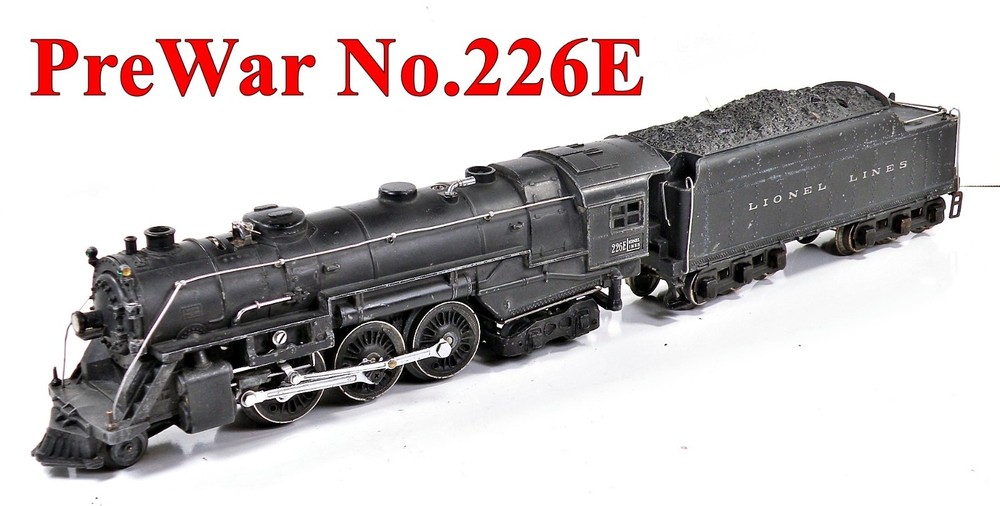 Lionel Prewar No.226E & 2226W Diecast Tender /11/ 1938-41