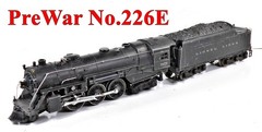 Lionel Prewar No.226E & 2226W Diecast Tender /11/ 1938-41