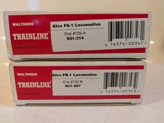 HO Alco FA1/FB1 Set (Both Pwd) Erie DC NIB NOS # 931-214/67