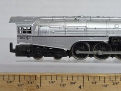 Con Cor N Scale 3082 Burlington J3-A Hudson 4-6-4 Shovel Nose Aeolus CB&Q 143