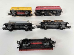 Vintage Lot of 11 MARKLIN West Germany Locomotive Coach Wagon Train Cars + Boxes
