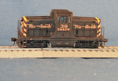 JP HO Bachmann 6221x GE 44 Ton Switcher D&RGW #39