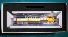 Rapido ~ HO Scale ~ Santa Fe ATSF Early ~ C30-7 #8012 ~ DC / DCC Sound ~ 042501