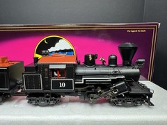 MTH 20-3039-1 Hillcrest Lumber Clmax logging steam engine #10 PS2 BCR LNIB