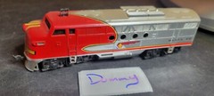 2F HO Train Engine Locomotive **DUMMY** SANTA FE HORN HOOK COUPLER BBBBB