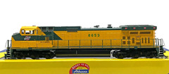HO ATHEARN 80887 DASH 9-44CW CHICAGO & NORTH WESTERN CNW 8653 DCC QUICK PLUG