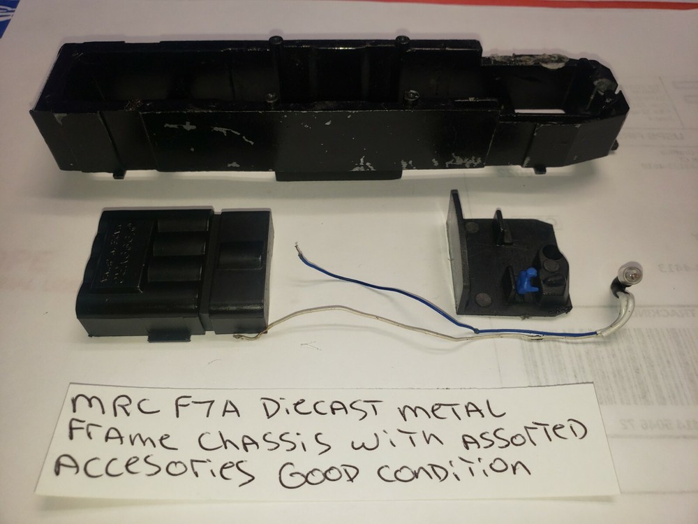 F7A MRC DIECAST METAL FRAME CHASSIS & ACCESSORIES FOR HO SCALE PLATINUM SERIES