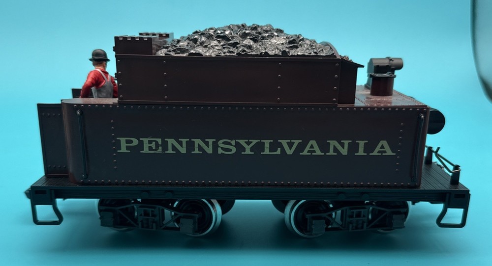 LGB 2219S Pennsylvania Mogul Tender W/Sound, G Scale, Tuscan Red, C7/EX, Rare