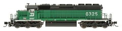 InterMountain N Scale 69321 Burlington Northern – White Face SD40-2 Locomotive